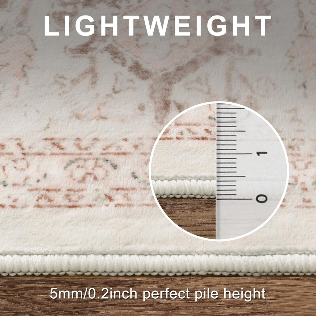 Washable 9x12 Area Rug, Large Rugs