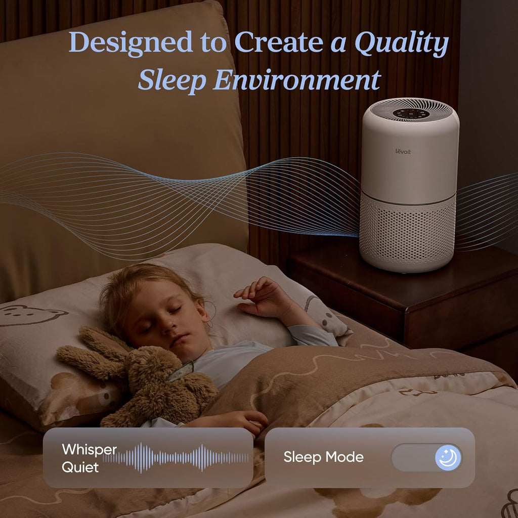 Air Purifier for Home Allergies Pet Hair in Bedroom, Covers Up to 1073 ft² by 56W High Torque Motor,