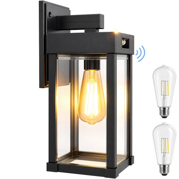 Solar Wall Lights Outdoor, Solar Sconce Lantern with 3 Lighting Modes