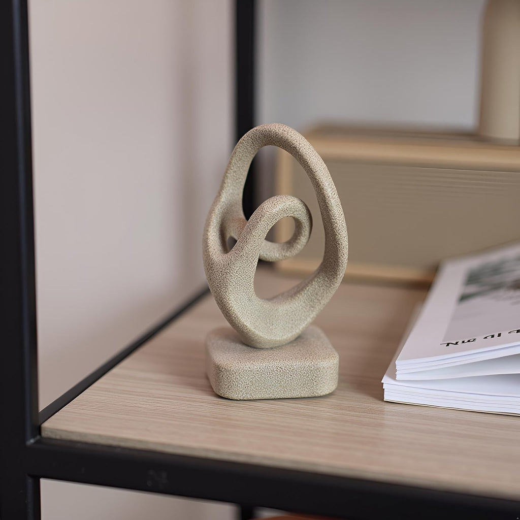 Abstract Modern Ribbon Decorative Sculpture, Knot Sculptures,Home Decor,Coffee Table Statues,Dining Living Room Desk