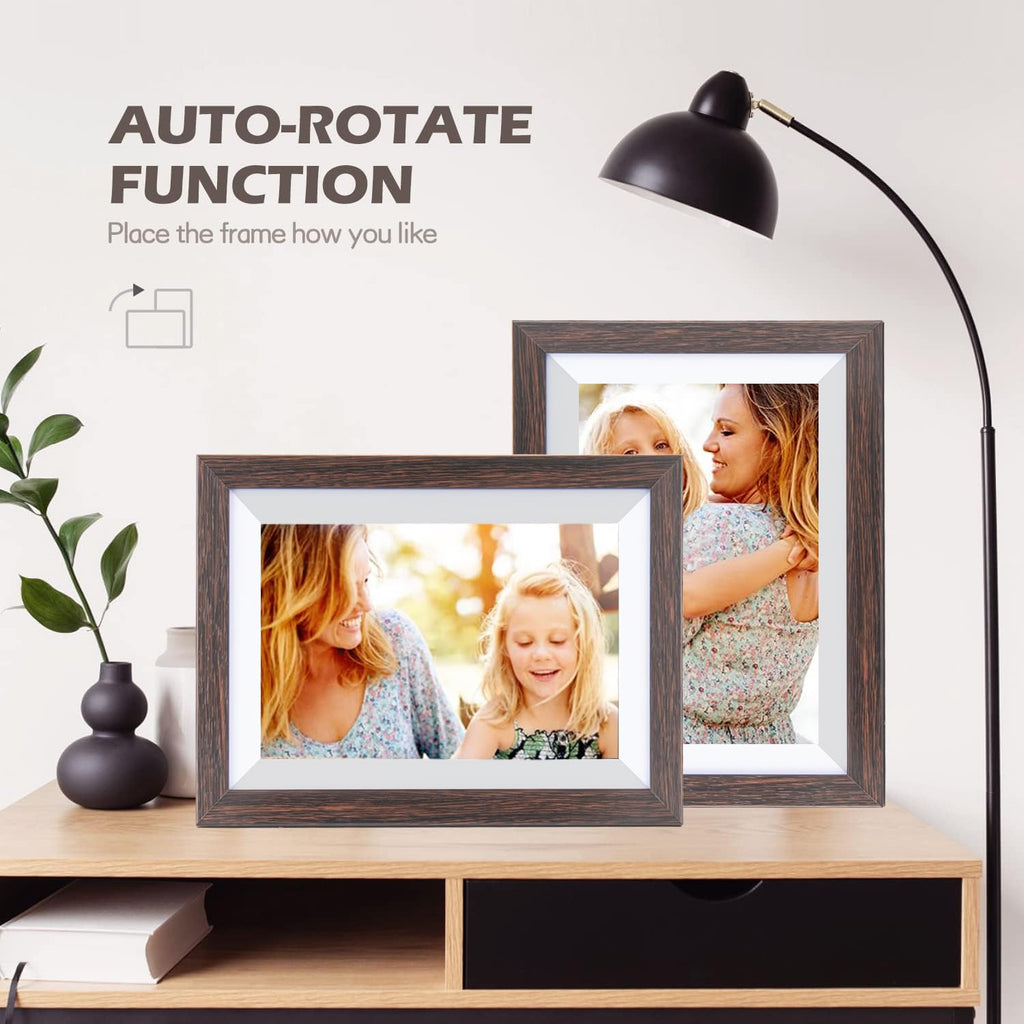 10.1" WiFi Digital Picture Frame, Smart Cloud, Frameo App