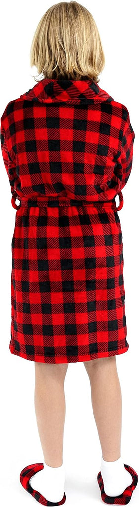 Pajamas Boys Robes for Kids | Fleece Pajama Bathrobes for Boys Sleep and Lounge