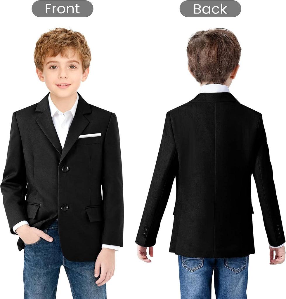 Boys Jacket Kids Formal Tuxedo Blazer School Sport Coat for Boy