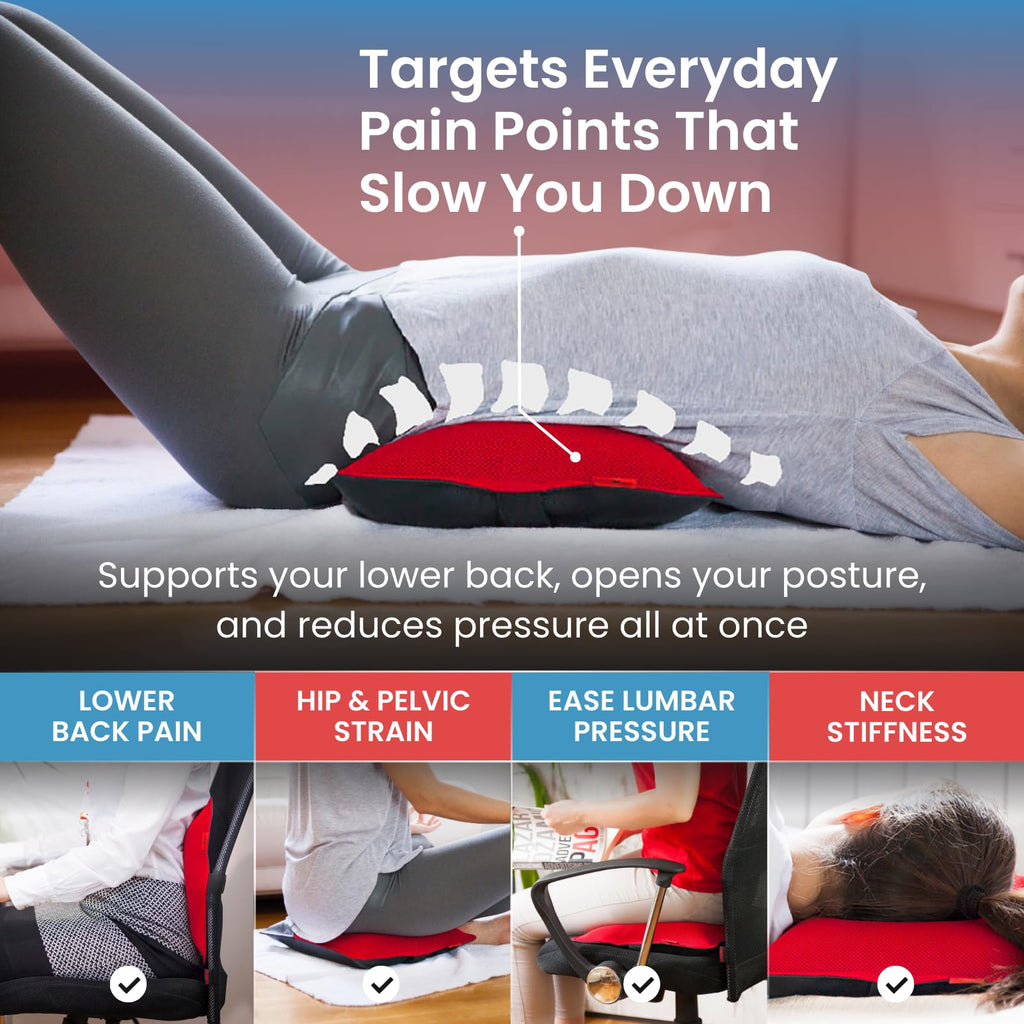 Back Vitalizer Lumbar Support Pillow Chair & Car
