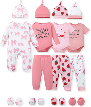 Preemie Newborn Baby Boy Clothes Infant Clothing Romper Pant Outfits Set Layette Essentials 19 Pieces 0 3 6