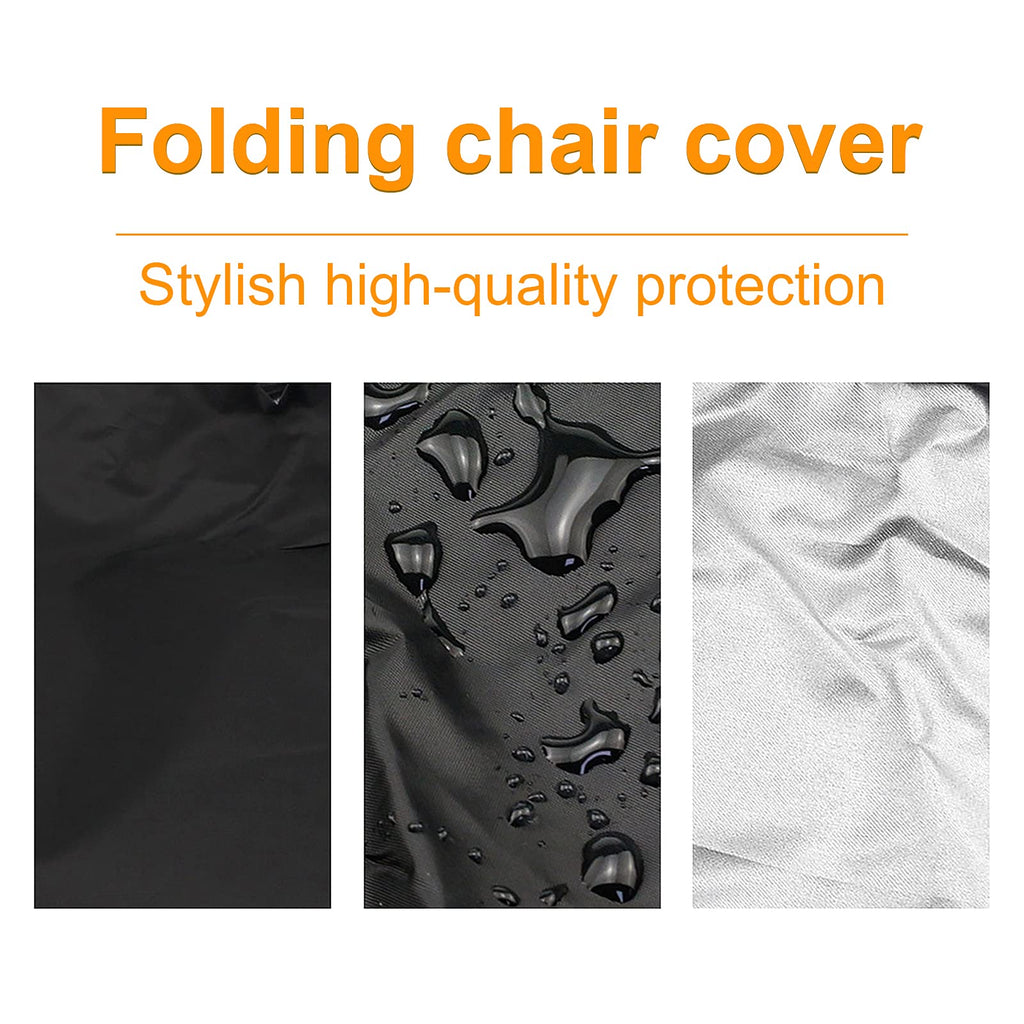 Outdoor Furniture Cover Waterproof 2PCS, Zero Gravity Chair Covers, Folding Patio Chair Covers All Weather, Dustproof