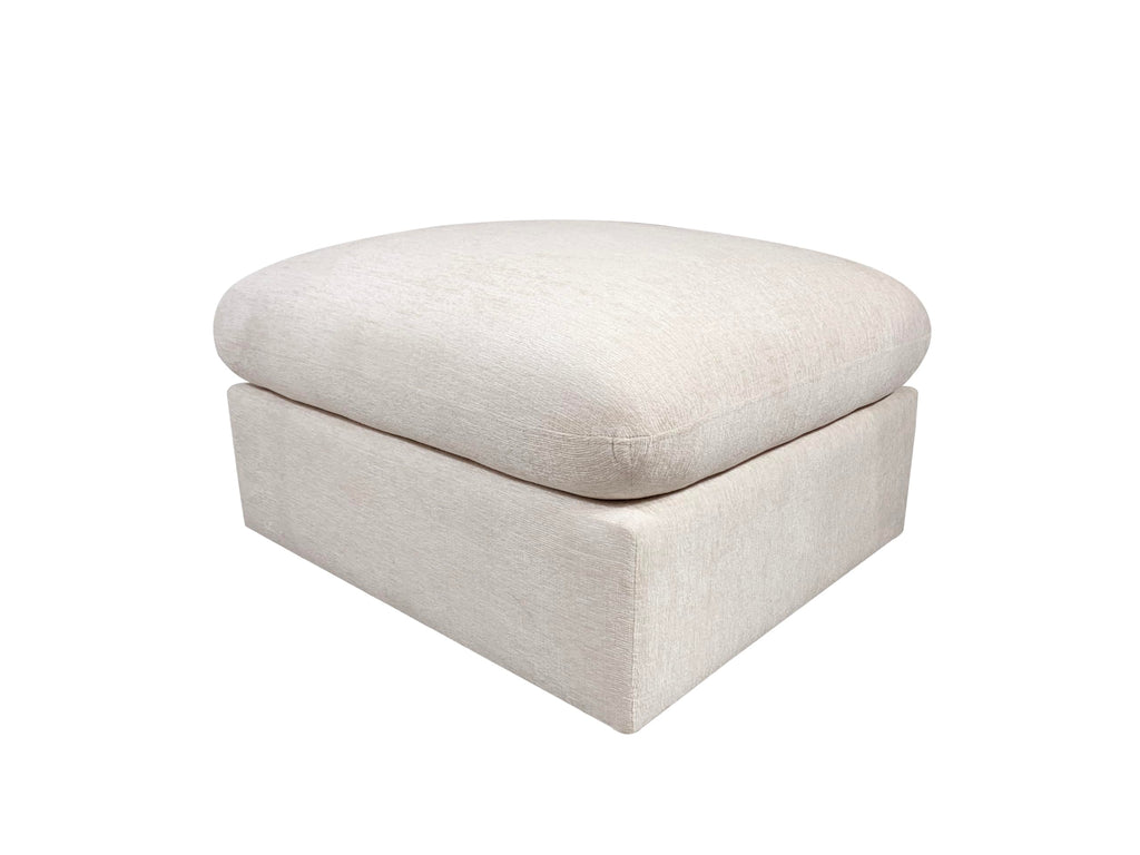 116" Oversized Modular Sectional Sofa, Large Chenille Upholstered Couch L-Shaped 7 Seat with Movable Ottoman & 2