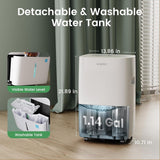 80 Pints 2025 Energy Star Dehumidifier for Spaces up to 5,000 Sq. Ft for Basement and Home
