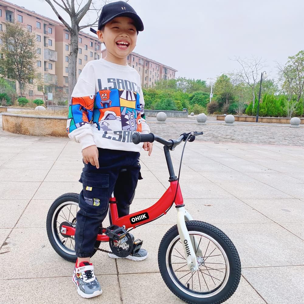 Balance Bike 2 in 1 for Kids 2 3 4 5 6 7 Years Old,Balance to Pedals Bike,12 14 16 inch Kids Bike,with Pedal