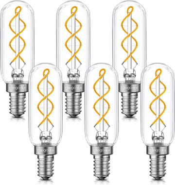 6 Pack Dimmable E12 LED Edison Candelabra Bulbs 40 Watt, Warm White 2700K