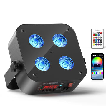 Mini Rechargeable Stage Lights, 6/8/10CH Par Lights