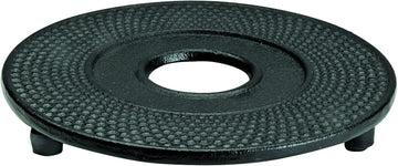 Cast Iron Trivet Mat for Hot Dishes, Pots, Teapots | Made in Spain | Non-Slip Rubber Legs, Heat Resistant, Vintage