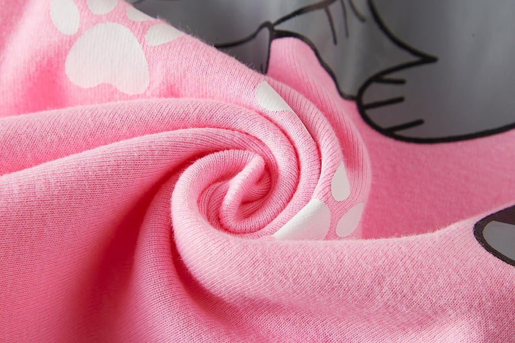 Little Big Girls Pajamas Set Long Sleeve PJs 100% Cotton Pyjamas