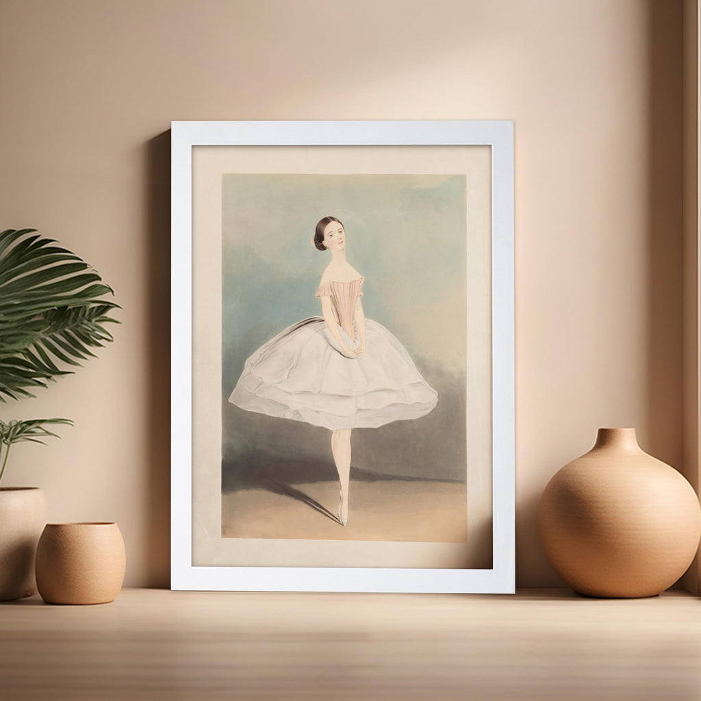Master Vintage Miss Clara Webster Poster - Retro Ballet Dancer Print - Dance Art - Gift for Men, Women & Ballerina