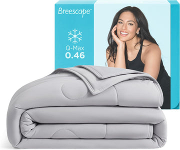 Cooling Comforter Blanket - BlendTek Q-Max>0.46 Tech, Cooling Blanket for Hot Sleepers & Night Sweats Relief