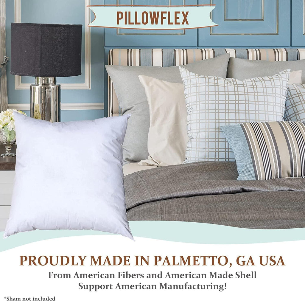 Premium Polyester Pillow Insert - 22x22 Soft Decorative Pillow