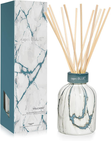 Modern Marble Reed Diffuser Set - Includes Reed Diffuser Sticks, Scented Oil & Glass Bottle - Luxury Scents Decor &