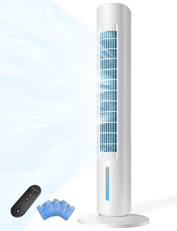 Windowless Portable Air Conditioner, 35.1" Evaporative Air Cooler for Room No Window, 7H Timer, 4 Modes