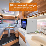 Portable Dishwashers for Camping and Home with 5l Water Tank, Hose, LED Light, 10 Wash Programs, Baby Care Mode