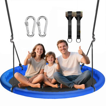 48 inch Saucer Tree Swing for Kids Adult, Larger Flying Swing forFamily