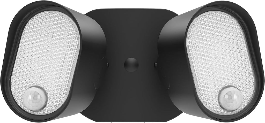 35W 4000LM LED FloodLights with 2 Sensors, Motion Sensor Outdoor Lights 5000K Dusk to Dawn, IP65 Waterproof 240 Wide