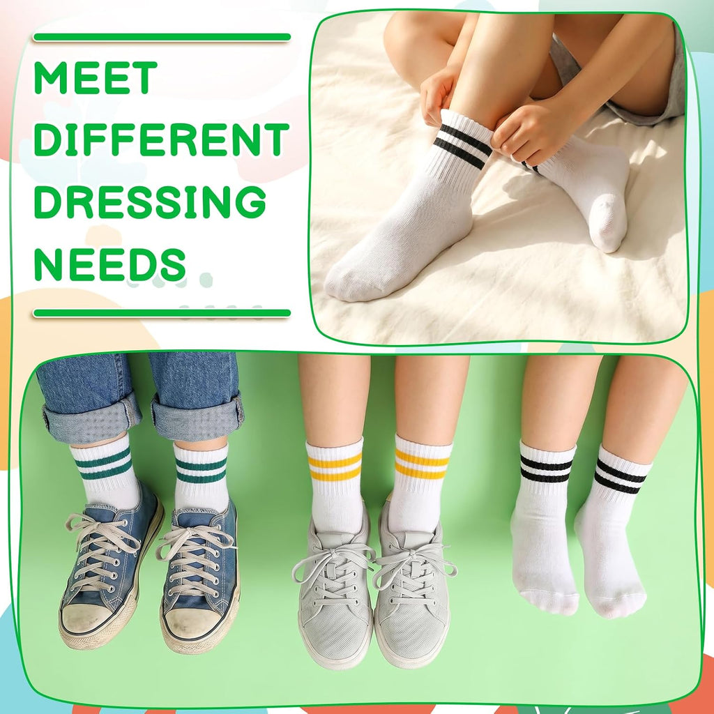 6/8/10 Pairs Boys Kids Novelty Crew Socks