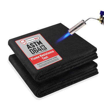 Carbon Felt Welding Blanket Fireproof - 2 Packs 20" x 36" Heat Resistant Fabric 1800°F High Temp Insulation Pad
