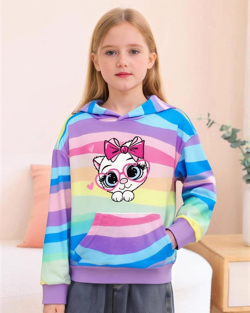 Hoodies, Graphic Long Sleeve Sweatshirt Pullover