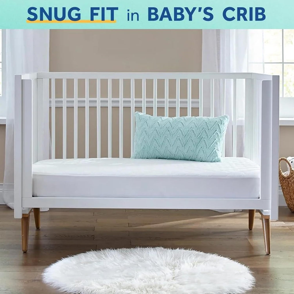Infant & Toddler Crib Mattress - Butterfly Knit Premium Foam, Waterproof and Breathable, Non Toxic Washable Zip off