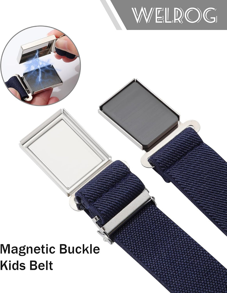Kids Boys Girls Magnetic Belt,Toddler Elastic Adjustable Buckle