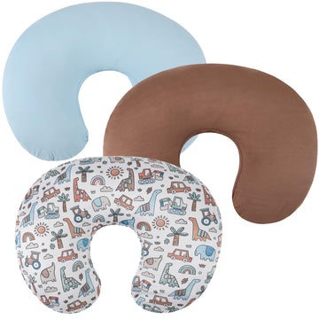 Nursing Pillow Cover Set 3 Pack Slipcovers Ultra-Soft Stretchy