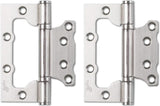 Solid French Door Opaque Glass 42x84 inches/Sete 6003 White Silk/Single Regular Panel Frame Handle/B
