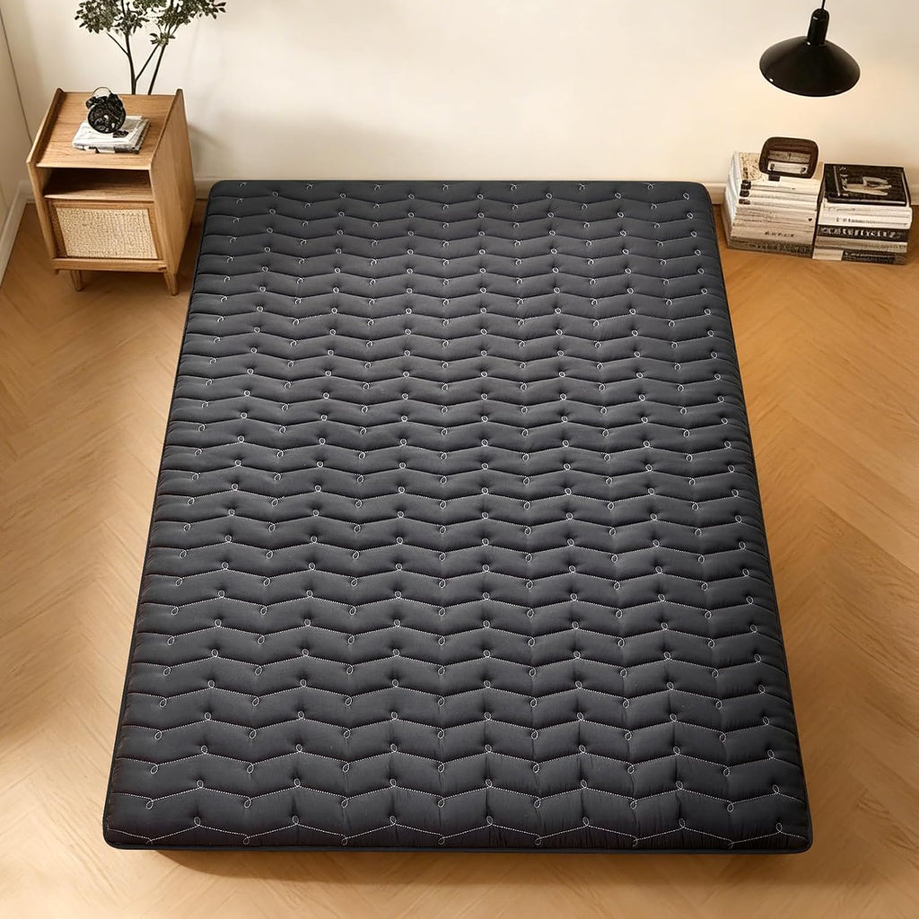 Premium Foam Japanese Futon Floor Mattress 54"x 80", 100% High Density Foam Comfortable Floor Mattress, 3.2"