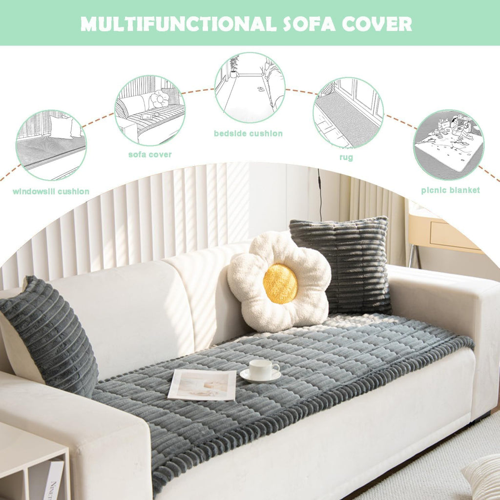 Couch Cover for Dogs Washable Non-Slip Pet Friendly Sofa Protector