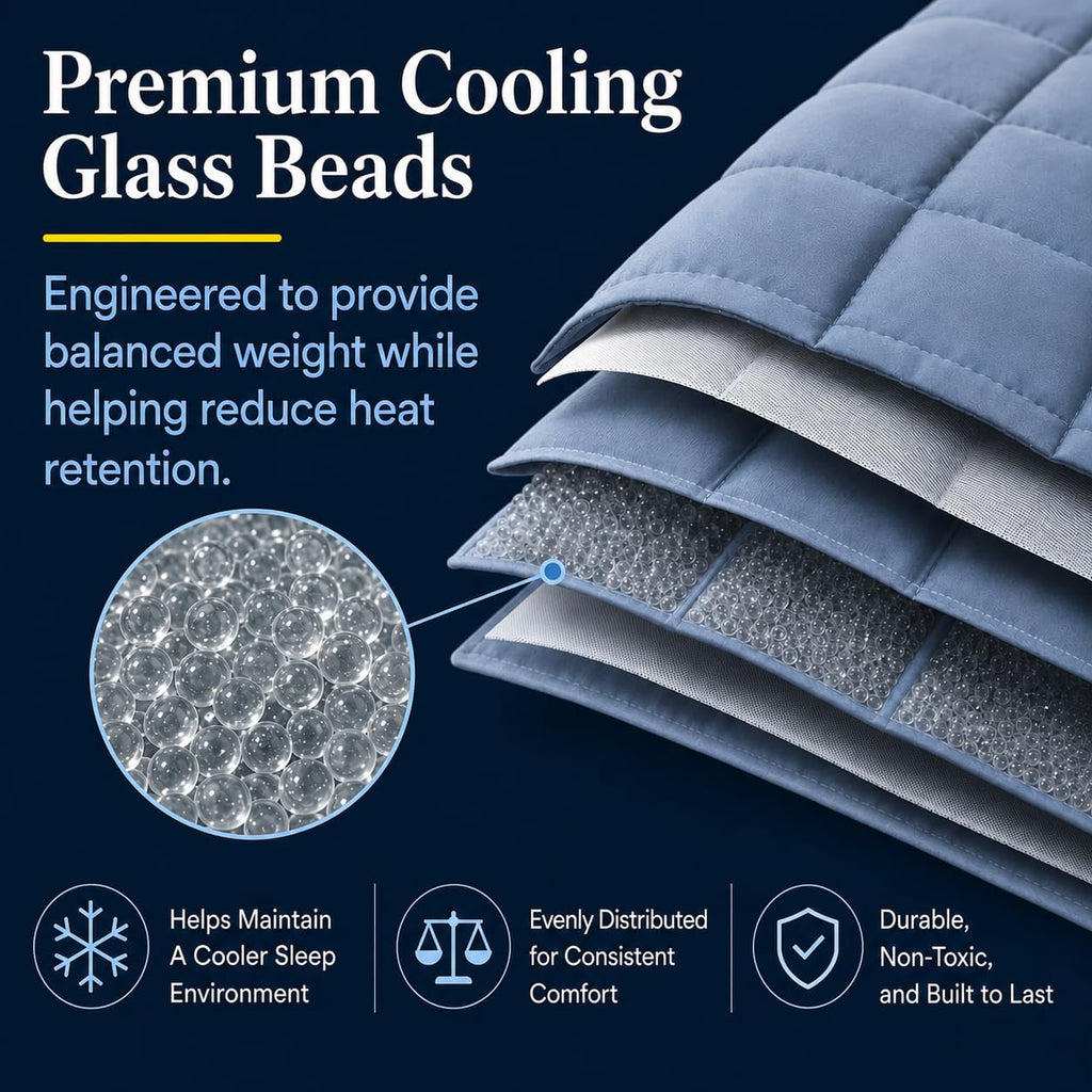Cooling Blanket King Size 20 lbs, Soft Cooling Fabric