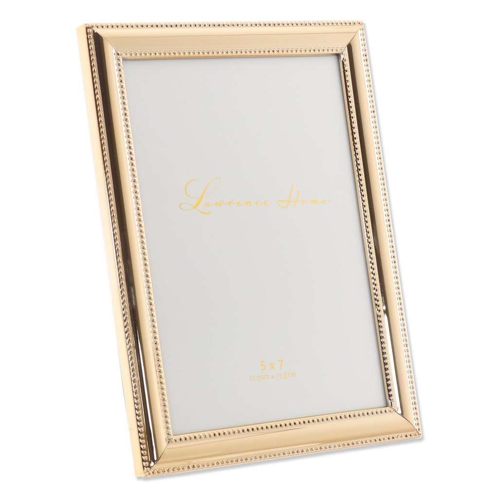 Classic Bead Frame, 5x7, Gold