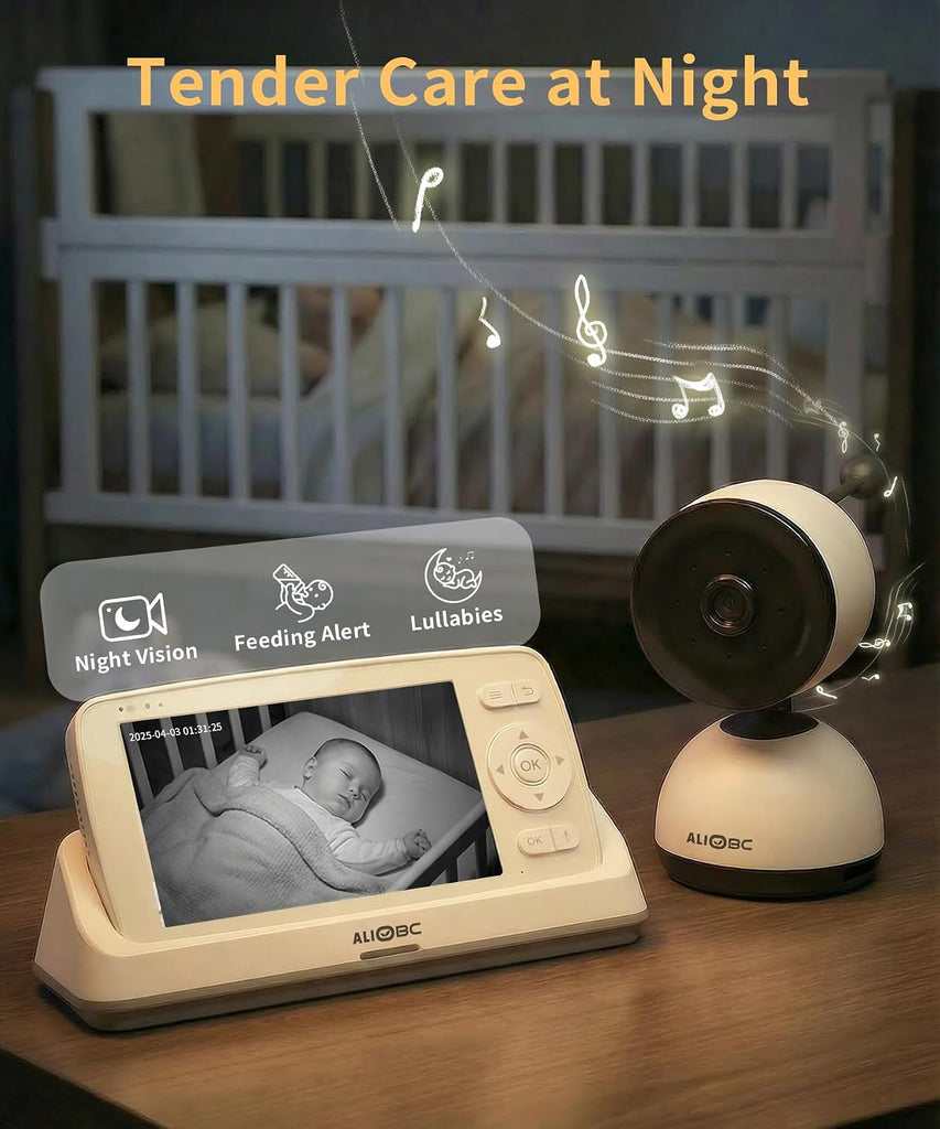 Baby Monitor with Camera and Audio AI Smart Video Baby Camera