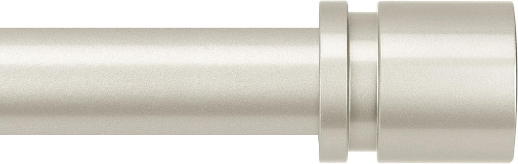 Curtain Rods for Windows 16 to 144 Inches Adjustable Length 1 Inch Diameter Window Curtain Rod with Aluminium End Cap
