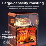 18QT Large Air Fryer Oven with Touch Screen Display, 10-in-1 Air Fry, Roast, Bake, Broil, Dry, Frozen, Proof Combo