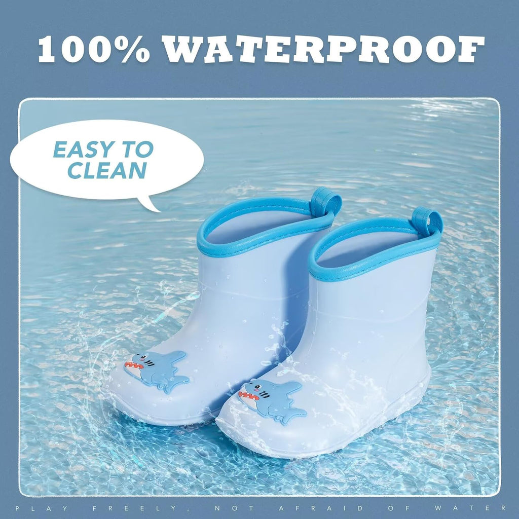 Toddler Rain Boots Baby Waterproof Boots