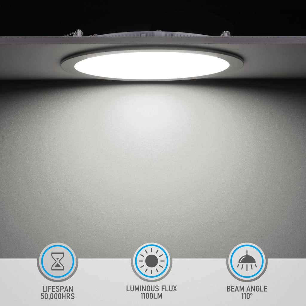 6 Inch Ultra-Thin LED Recessed Ceiling Light, CRI90