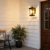 Outdoor Wall Lantern, Large Exterior Waterproof Wall Sconce Light Fixture