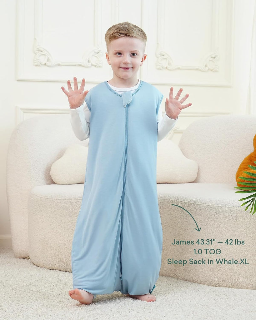 Bamboo Viscose Toddler Sleep Sack with Feet, 12-18-24
