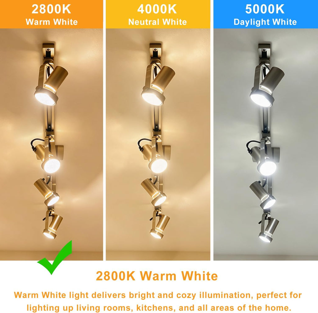 Dimmable PAR20 Halogen Flood Bulbs 39W 120V 2800K for Track Lights
