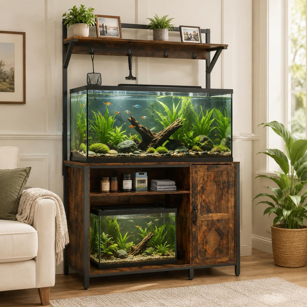 75-120 Gallon Aquarium Stand with Power Outlet