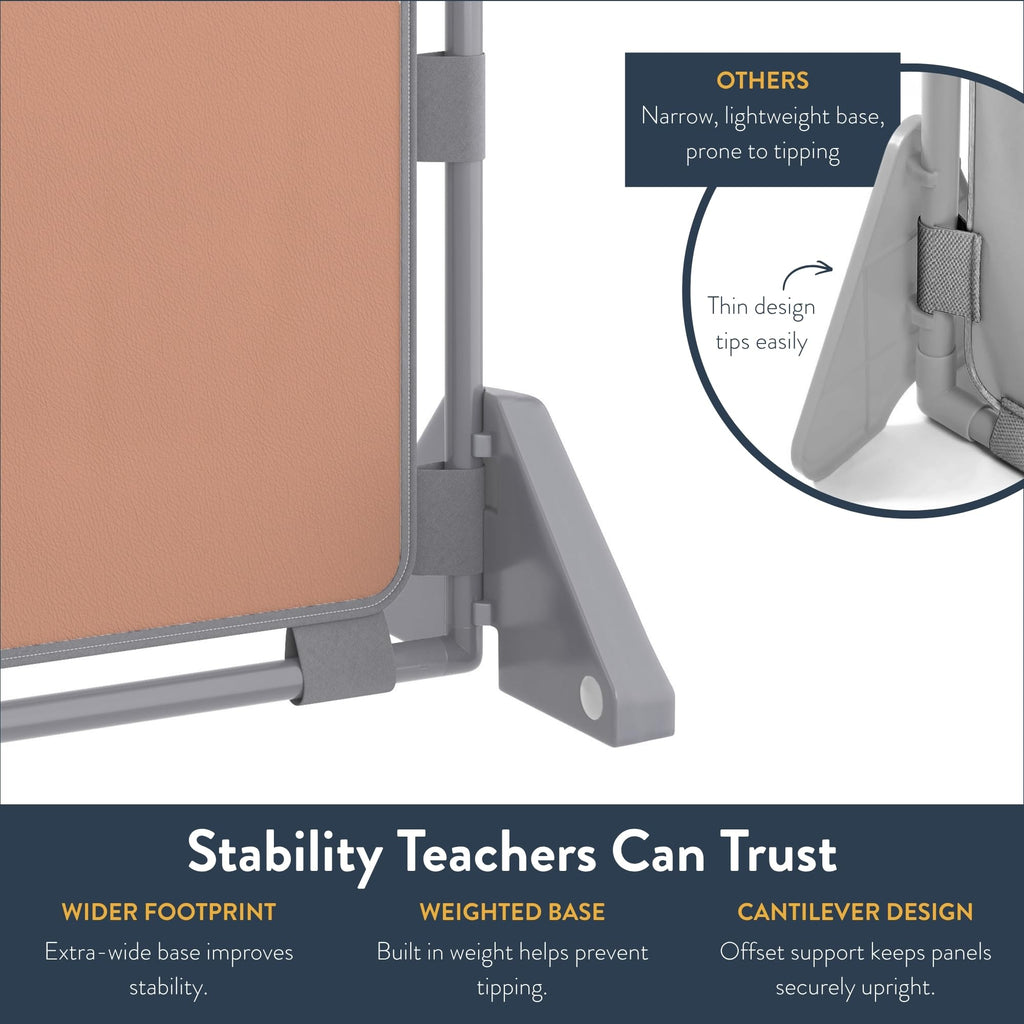 PlayPanel Room Divider 59.5" x 47.5", Clay