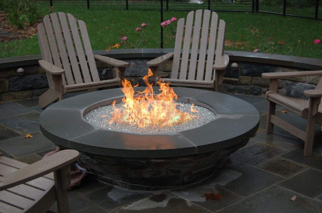 Fire Penta Fire Pit Burner, 30-Inch, Stainless Steel, Natural Gas