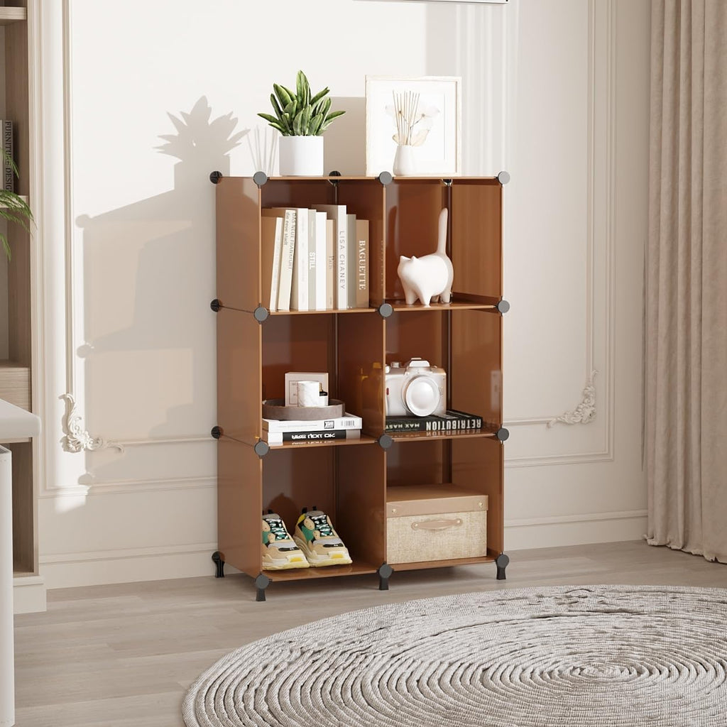 Closet Organizer, 6 Cube Storage Organizer, Closet Storage Shelves