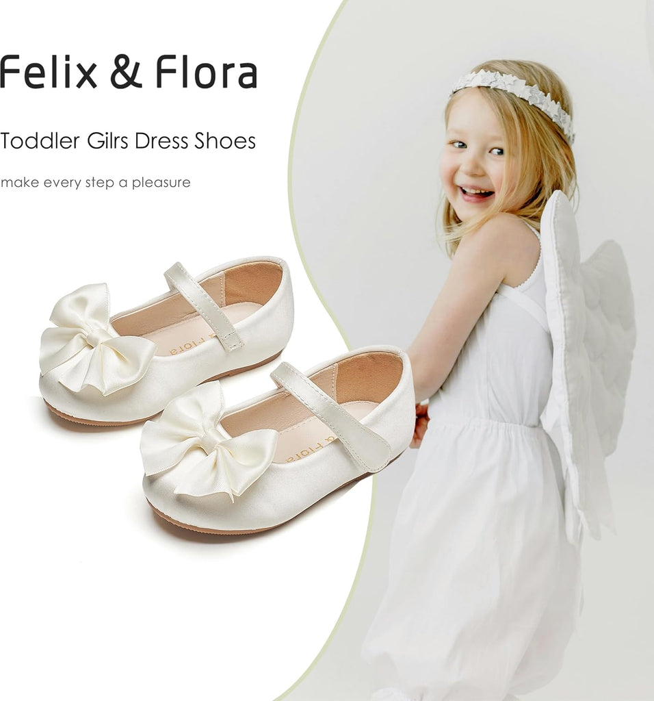 Toddler Flower Girl Dress Shoes Girl Ballet Flats Party School Shoes Wedding