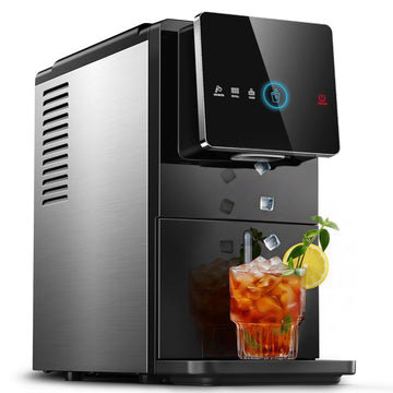 Nugget Ice Maker Countertop, Auto Drop Ice, Self Cleaning Ice Machine, 40 lbs/24H Soft Chewable Ice, Self Dispensing